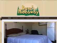 Tablet Screenshot of daveshideawayatthelake.com